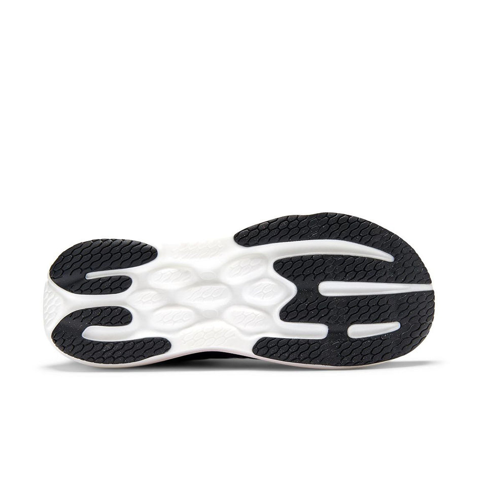 The outsole of the right shoe from a pair of New Balance Women's 1080 V15 Running Shoes in the Boysenberry/Alkaline Green colourway.