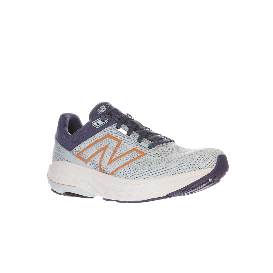 Lateral side of the right shoe from a pair of New Balance Women's Fresh Foam X 860 V14 Running Shoes in the Frosted Glass colourway (8677172969634)