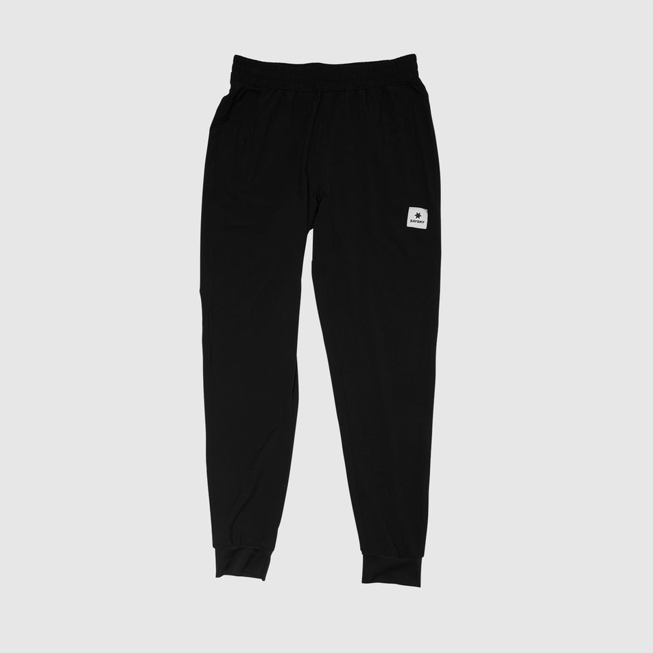 Front view of the SAYSKY Unisex Pace Pants in the Black colourway. (8602035814562)