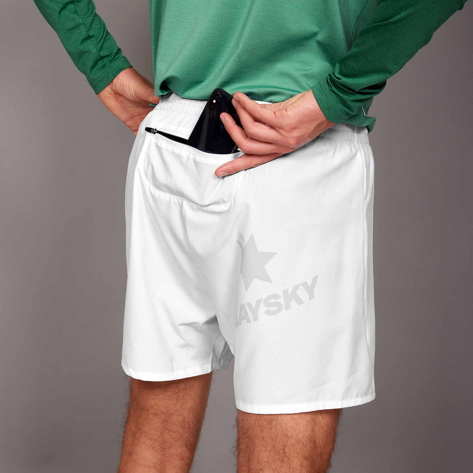A model wearing a pair of the SAYSKY Men's Pace Shorts 5