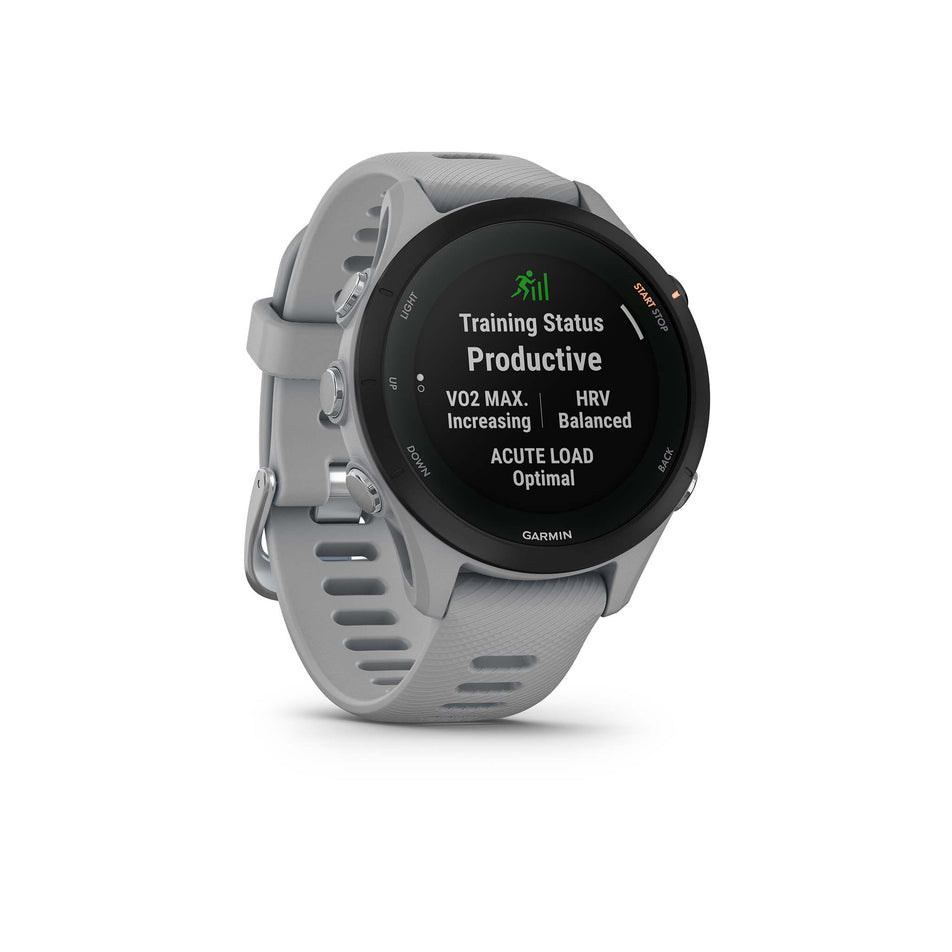 Training status view on Garmin Forerunner 255S Smartwatch in Powder Grey (7528456454306)