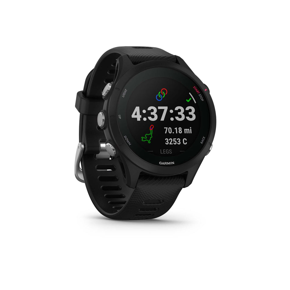Workout complete screen on Garmin Forerunner 255S Music Smartwatch in Black (7528498331810)