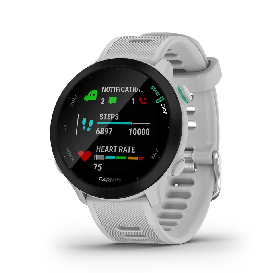 Notification centre view of unisex garmin forerunner 55 running watch (7074054635682)