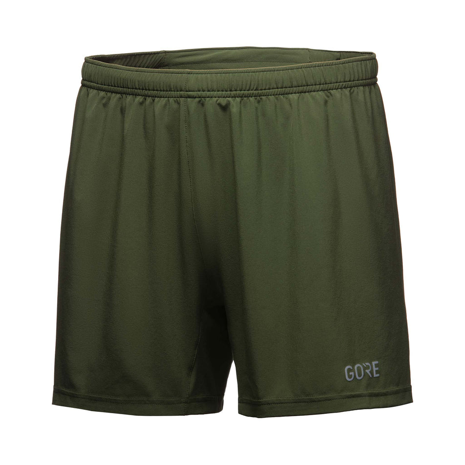 Front view of men's gore wear r5 5 inch shorts (7239173472418)