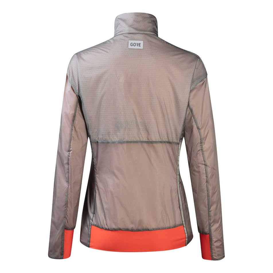 Behind View of Women's Gore Wear Drive Jacket (6918375833762)