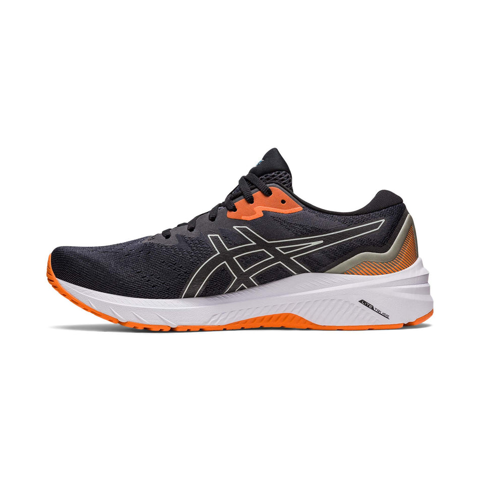 Medial side of the right shoe from a pair of men's Asics GT-1000 11 Running Shoes(7724300828834)