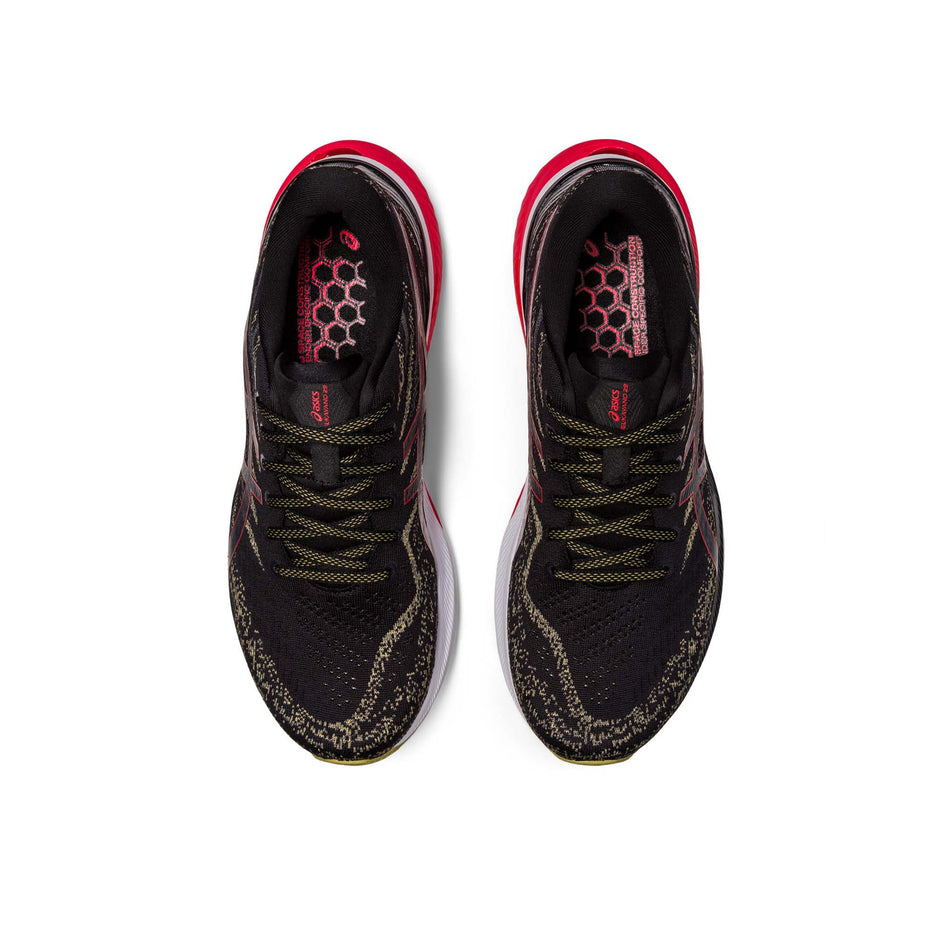Upper pair view of Asics Men's Gel-Kayano 29 Running Shoes in black (7704193466530)