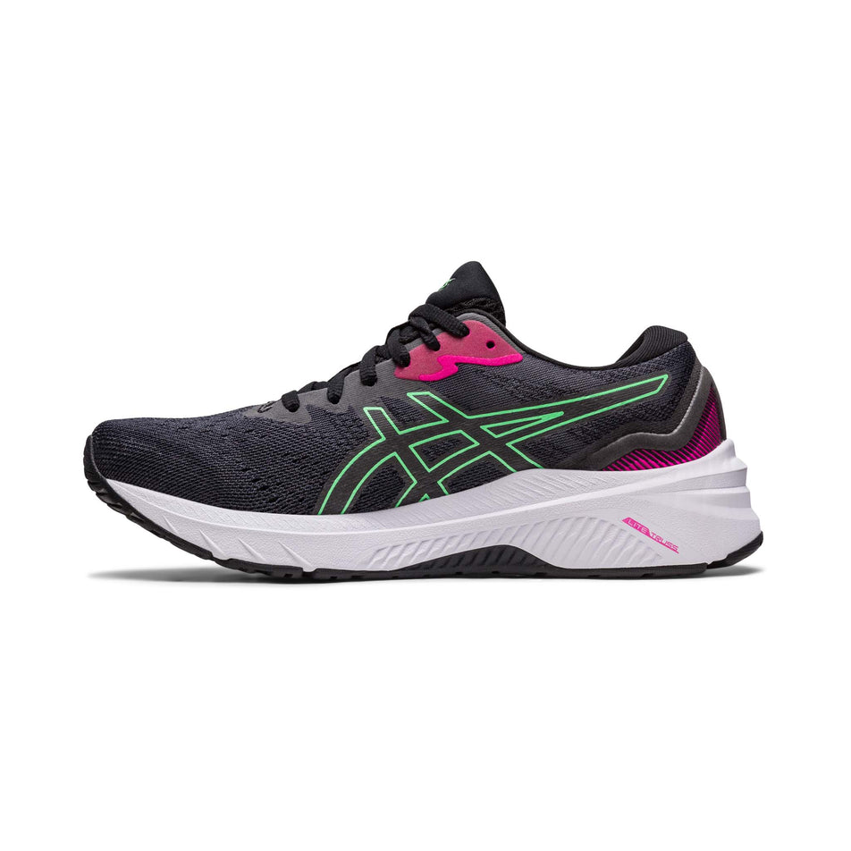 Medial side of the right shoe from a pair of women's Asics GT-1000 11 Running Shoes (7724301811874)