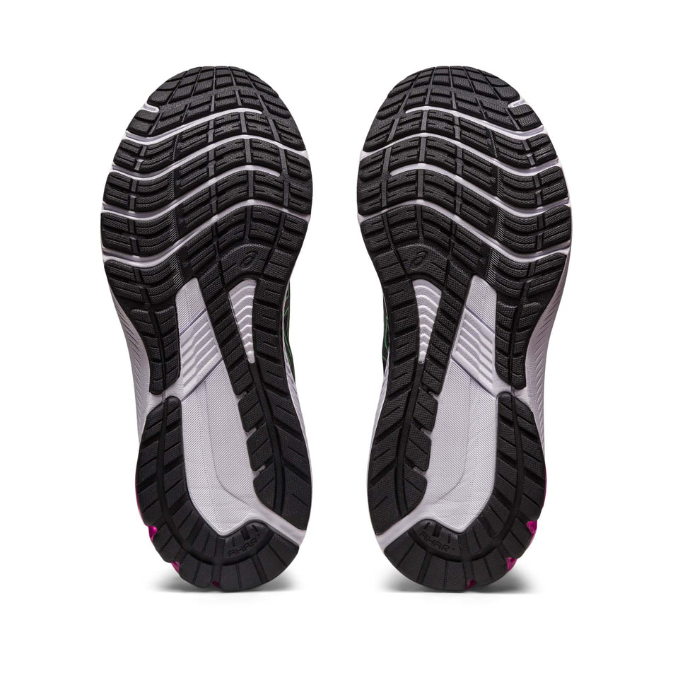 The outsoles on a pair of women's Asics GT-1000 11 Running Shoes (7724301811874)