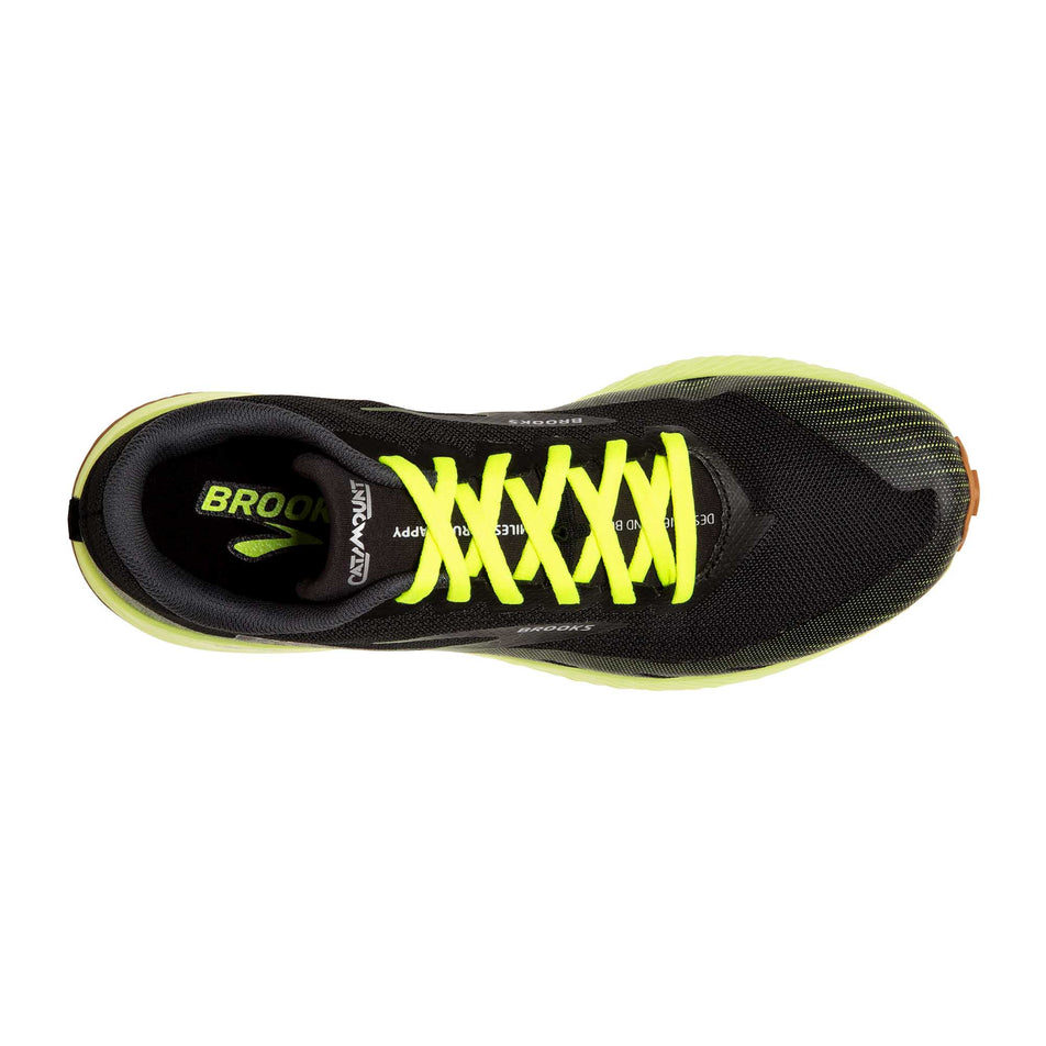 Upper view of men's brooks catamount running shoes (6884636360866)