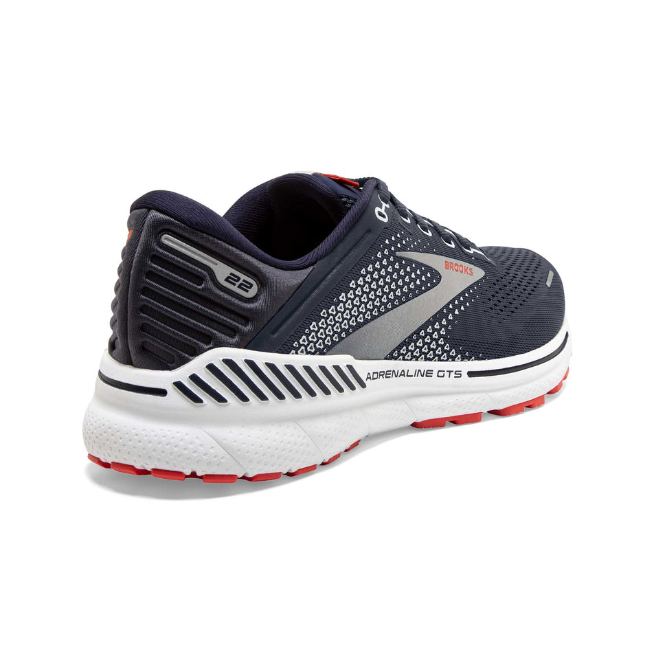 Lateral angled view of men's brooks adrenaline gts 22 2e (7229894983842)