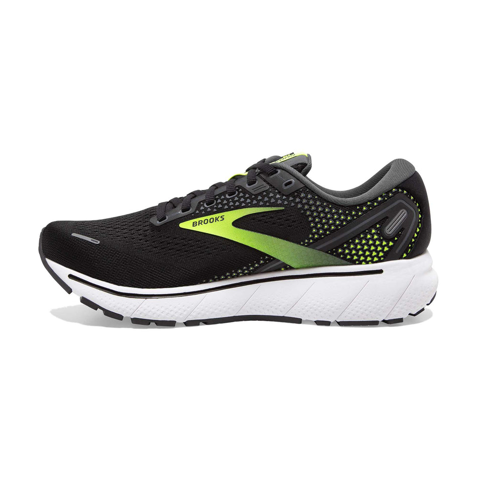 Medial view of men's brooks ghost 14 running shoes (7229835215010)