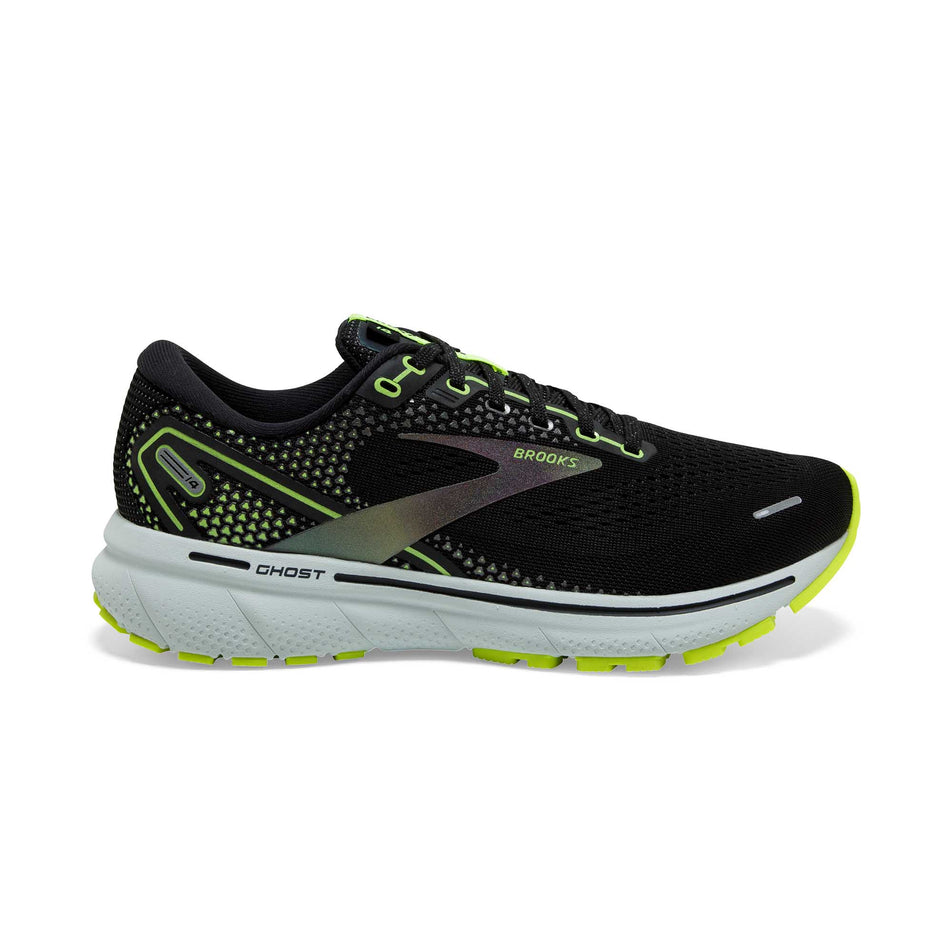 Lateral side of the right shoe from a pair of men's Brooks Ghost 14 (7160345657506)