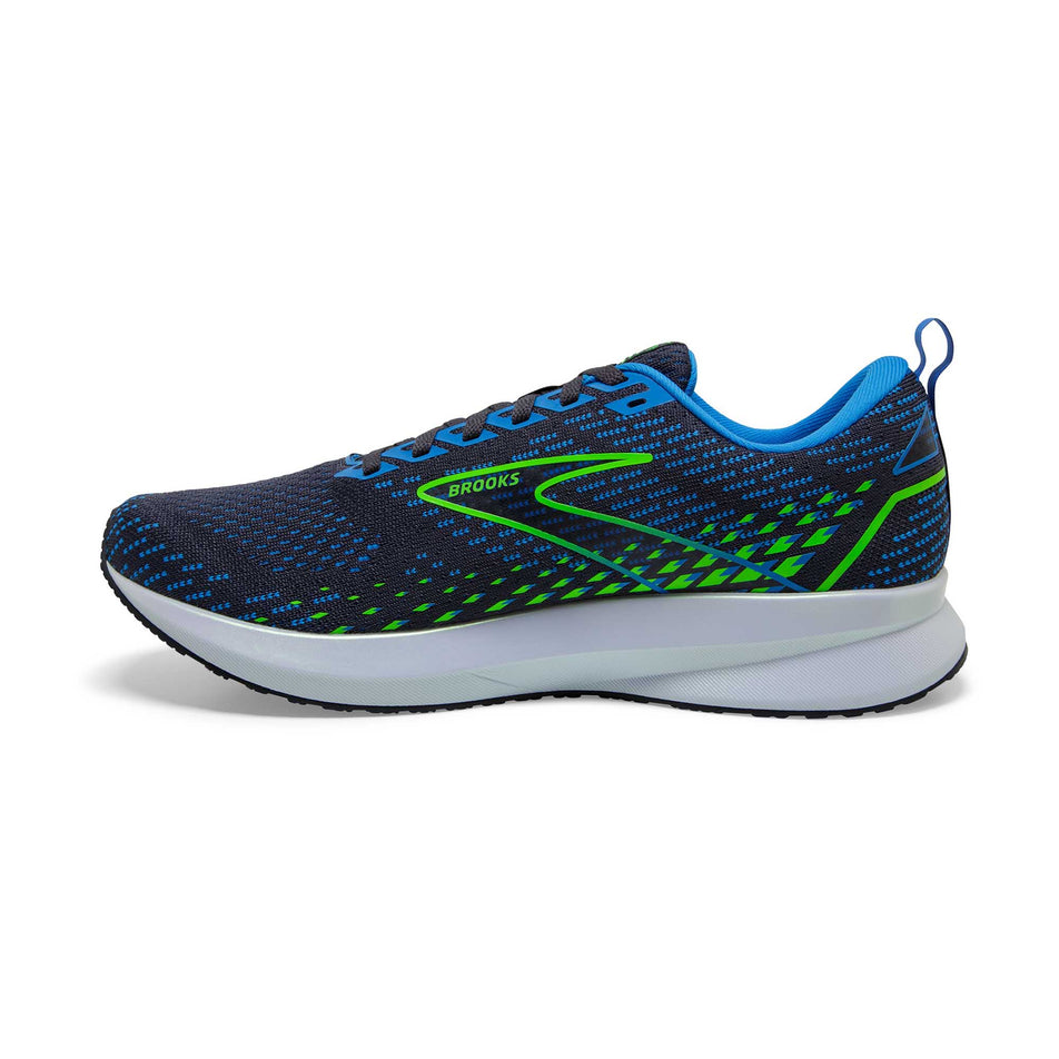 Medial view of men's brooks levitate 5 running shoes (6884436181154)