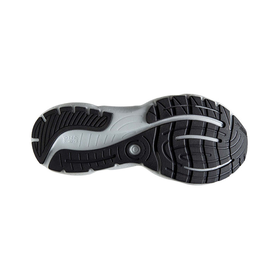Outsole view of Brooks Men's Glycerin 20 running shoes in black (7599124349090)