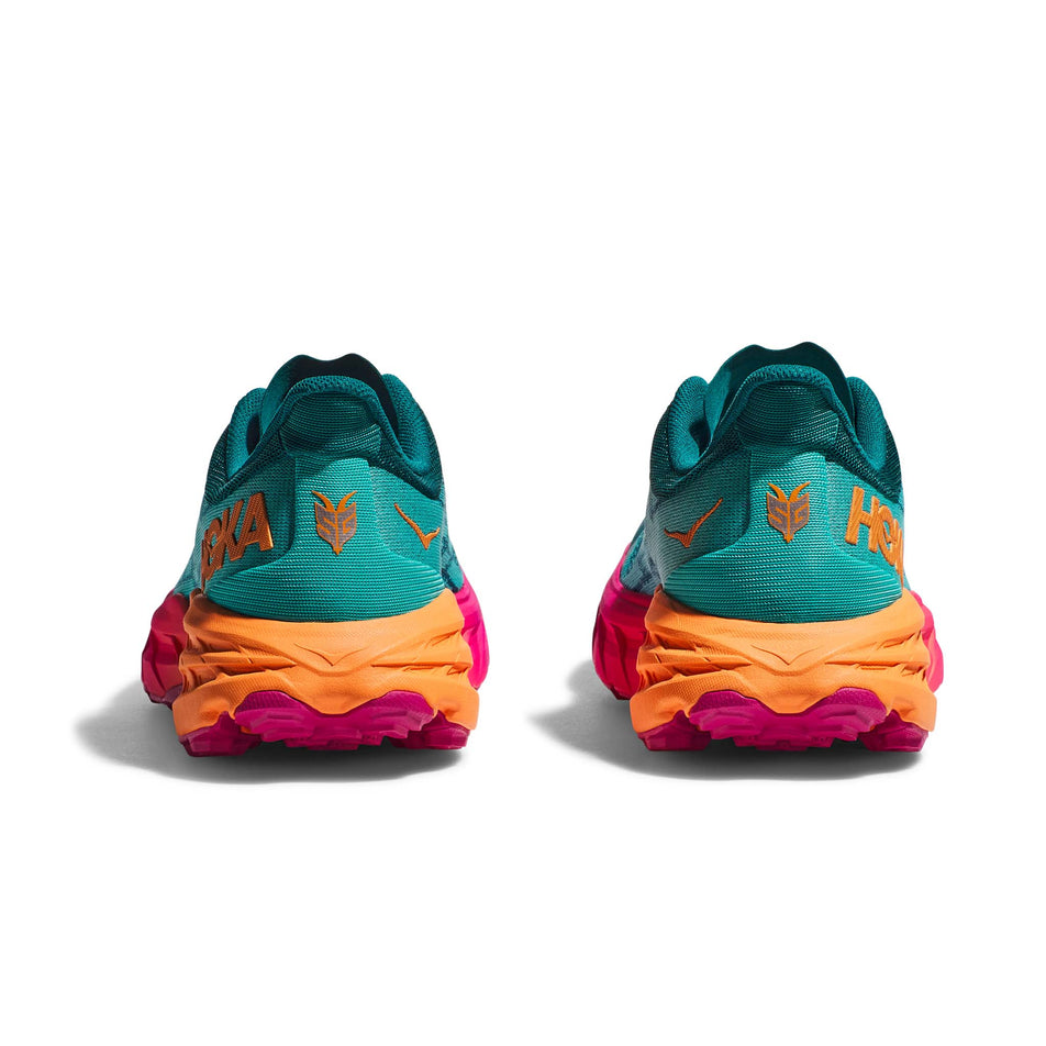 The heel units a pair of women's Hoka Speedgoat 5 Running Shoes (7705937248418)