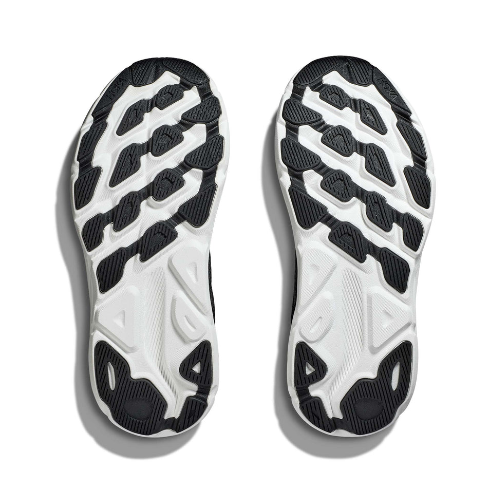 The outsoles of a pair of men's Hoka Clifton 9 Running Shoes (7725167575202)