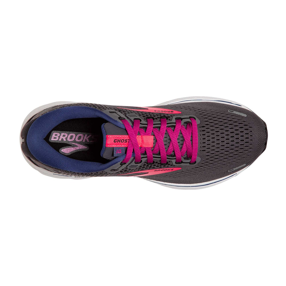 Upper view of women's brooks ghost 14 (7229925294242)