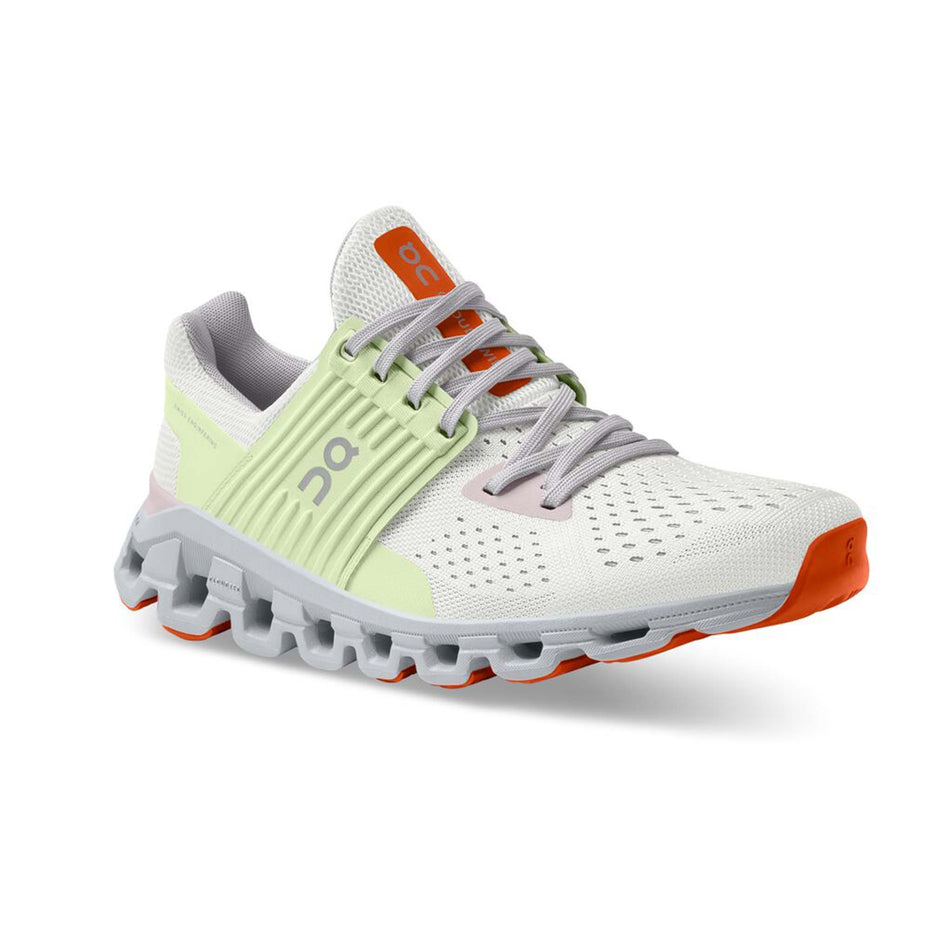 Anterior angled view of women's on cloudswift running shoes (7319063330978)