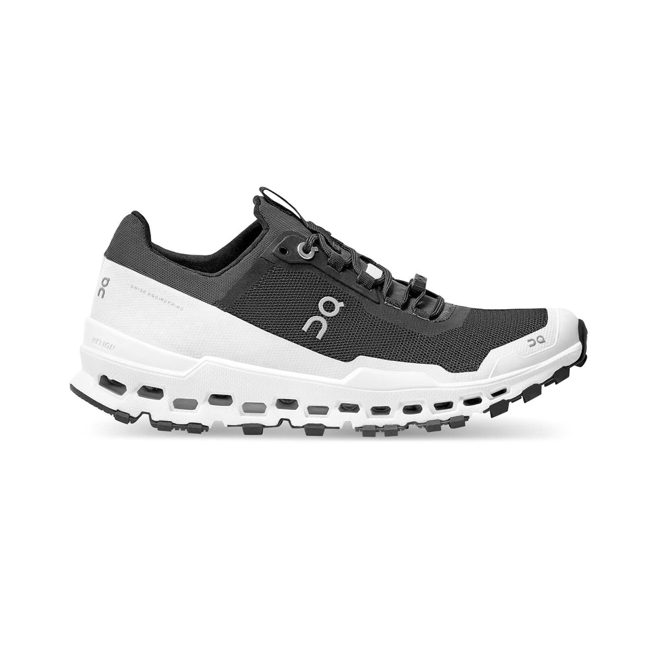 Right shoe lateral view of On Men's Cloudultra Running Shoes in black (7674915324066)