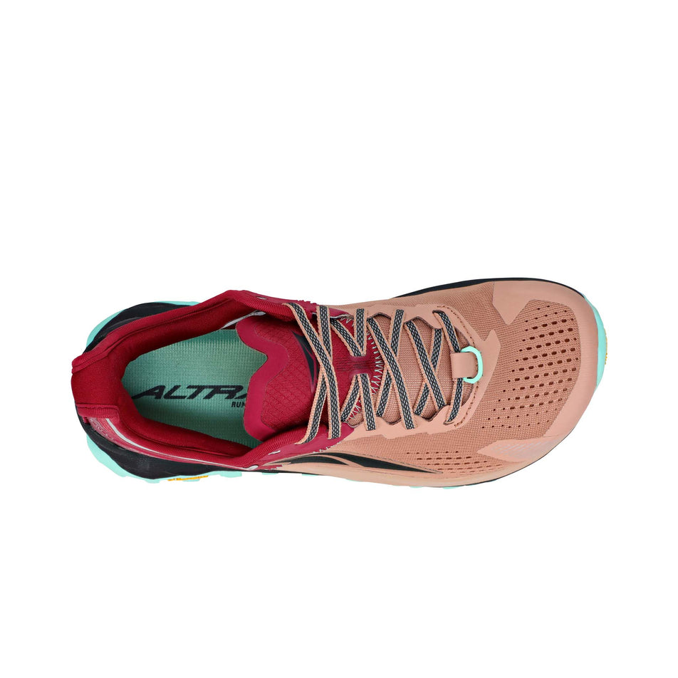 The upper of the right shoe from a pair of women's Altra Olympus 5 Running Shoes (7744921239714)