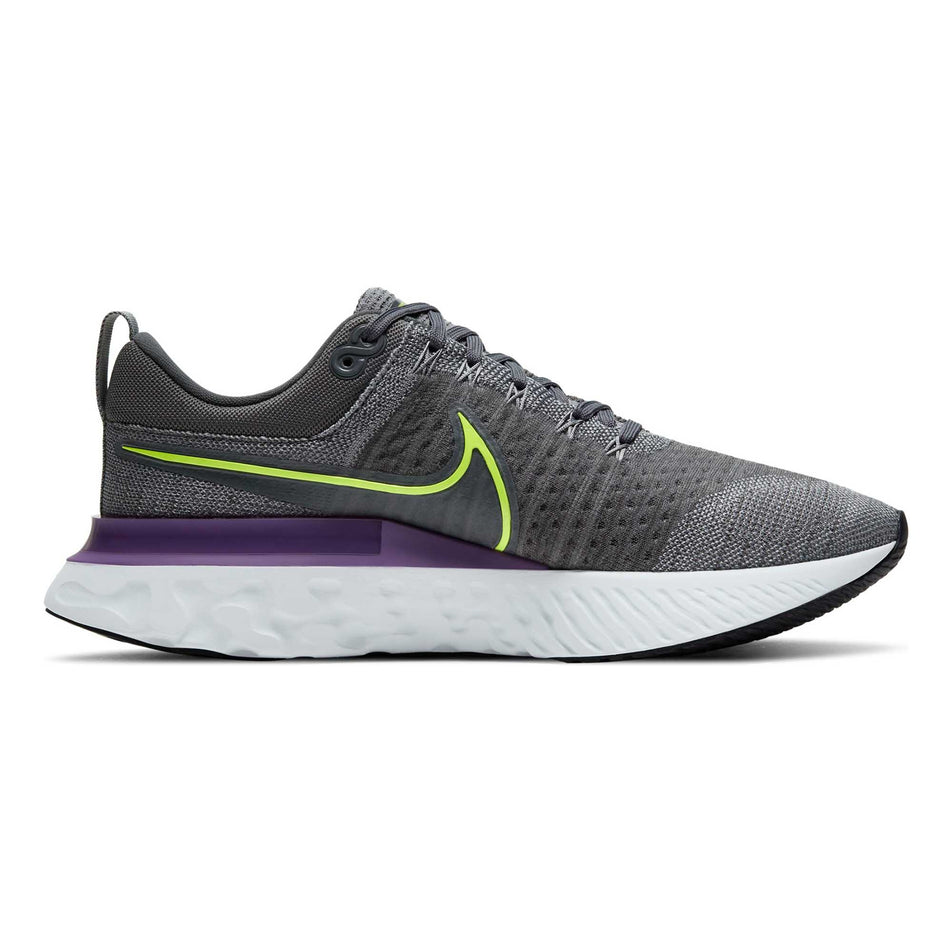 Medial side of the left shoe from a pair of men's Nike React Infinity Run Flyknit 2 (6899658719394)