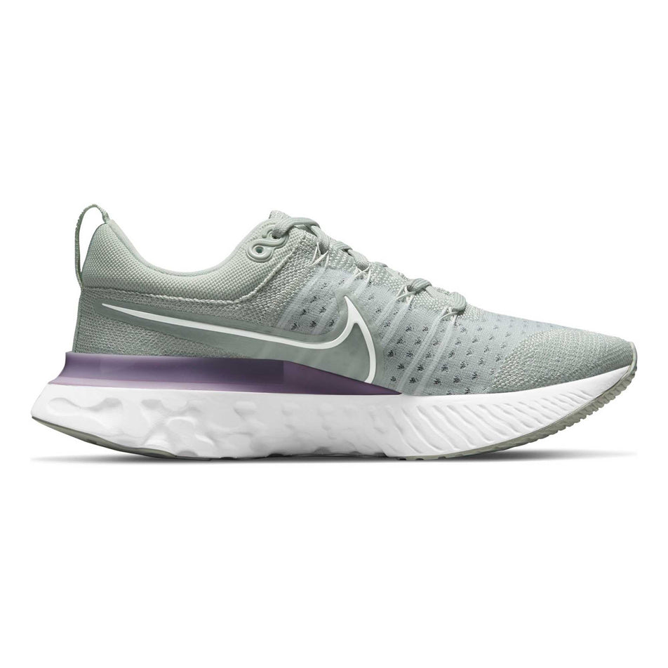 Medial side of the left shoe from a pair of women's Nike React Infinity Run Flyknit 2 (6899757285538)