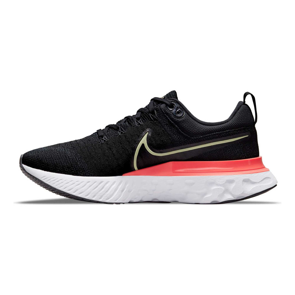 Medial view of women's nike react infinity run flyknit 2 running shoes (6877851451554)