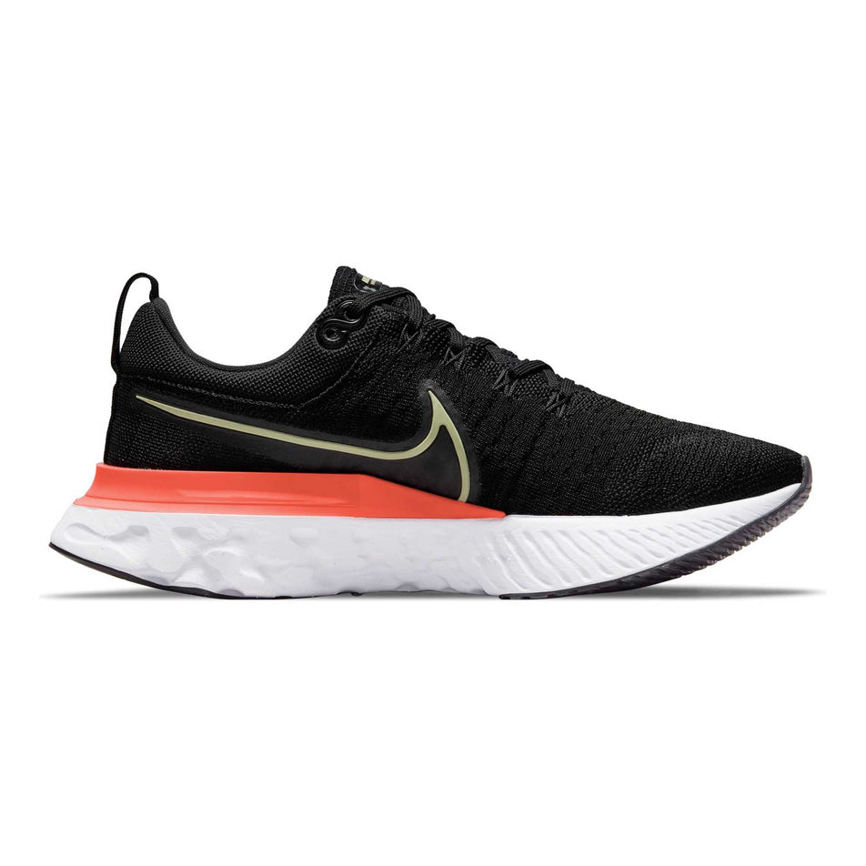 Medial view of women's nike react infinity run flyknit 2 running shoes (6877851451554)