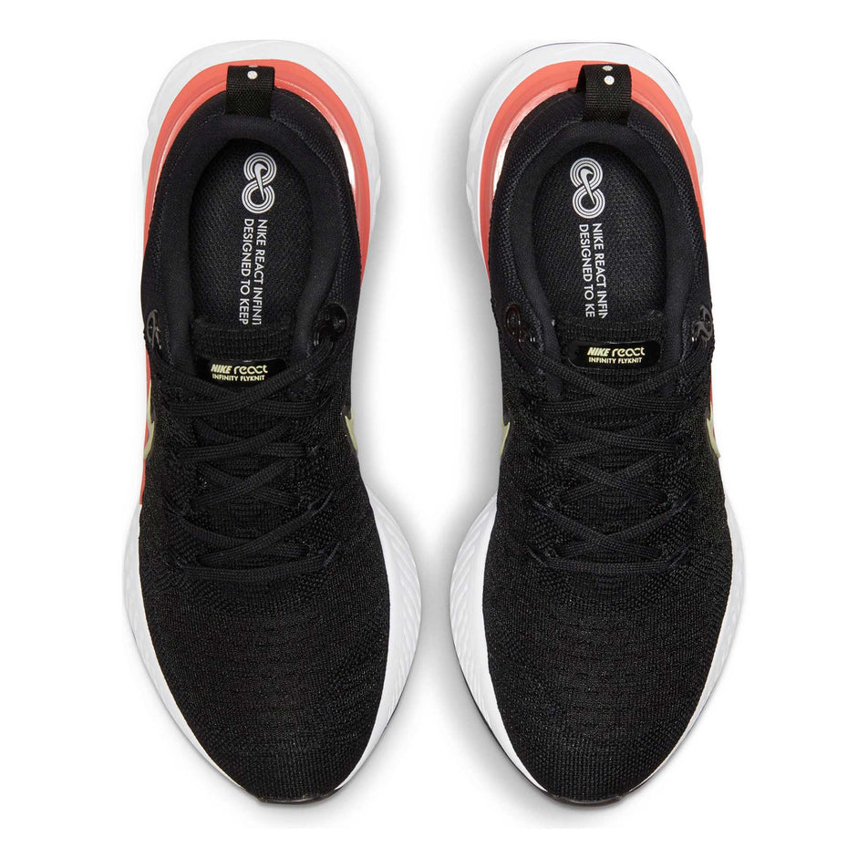 Upper pair view of women's nike react infinity run flyknit 2 running shoes (6877851451554)