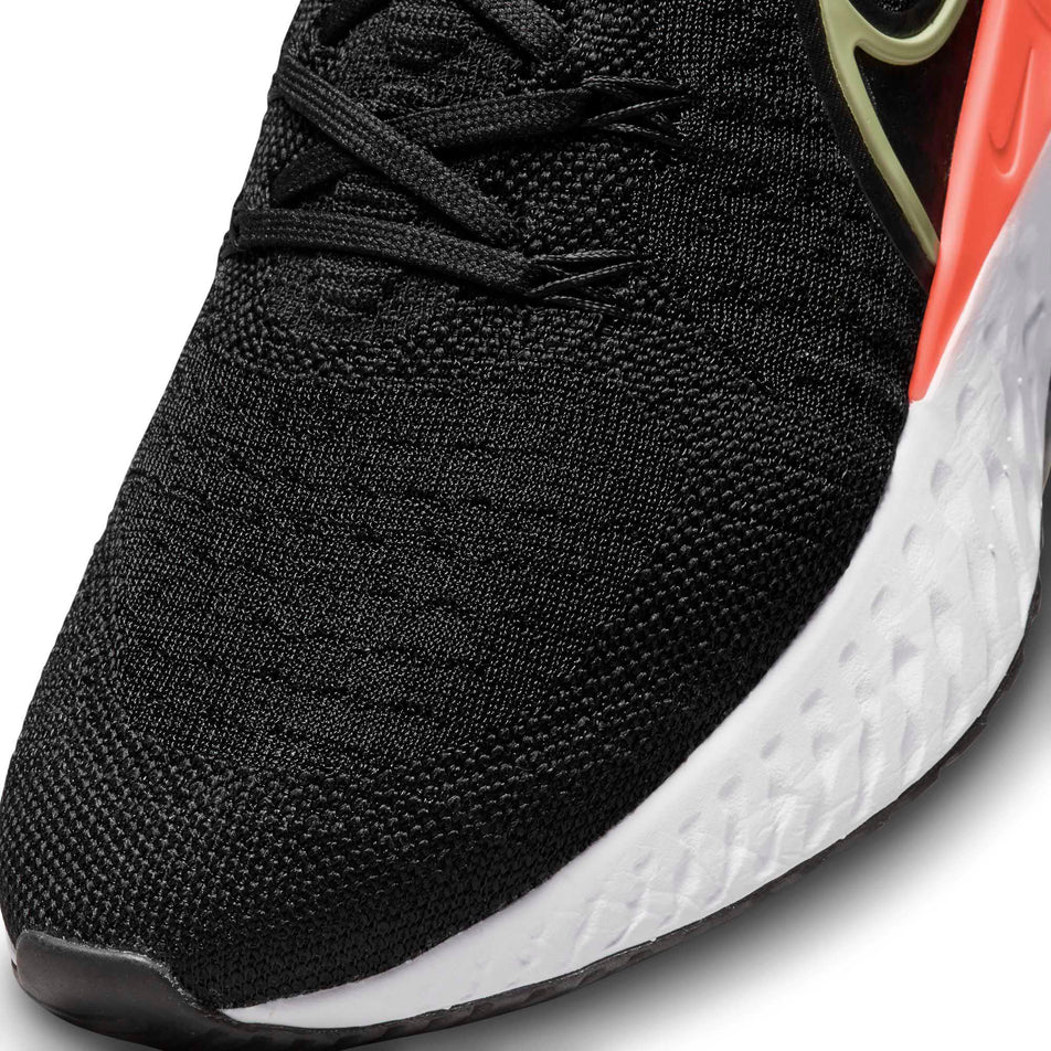 Toe box view of women's nike react infinity run flyknit 2 running shoes (6877851451554)