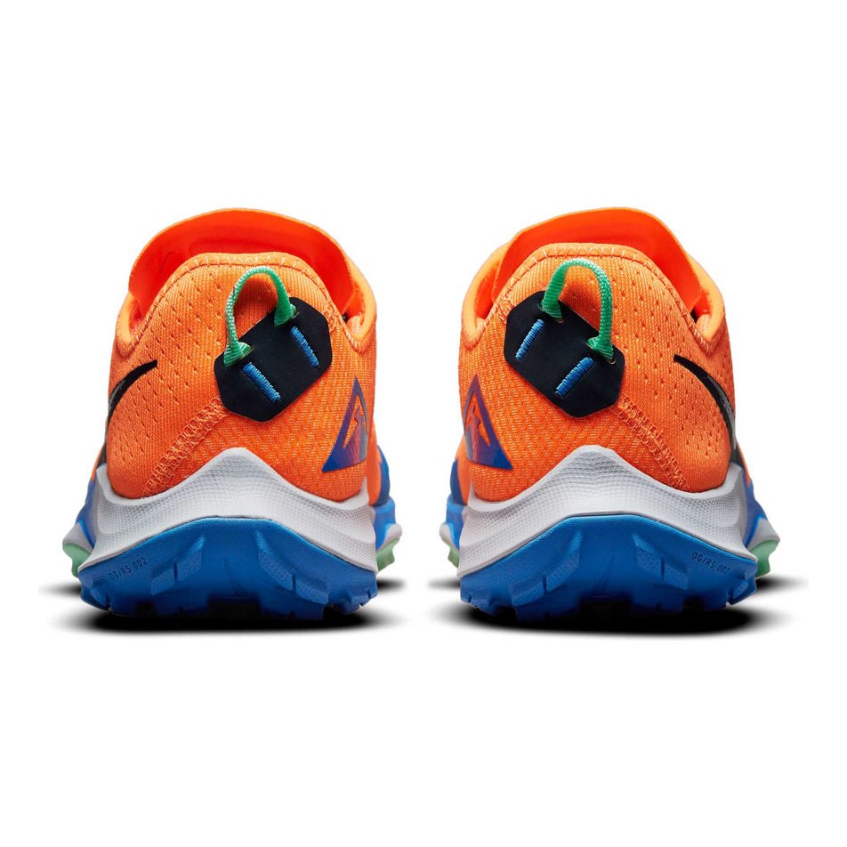 Posterior view of men's nike air zoom terra kiger 7 running shoes (6875763933346)
