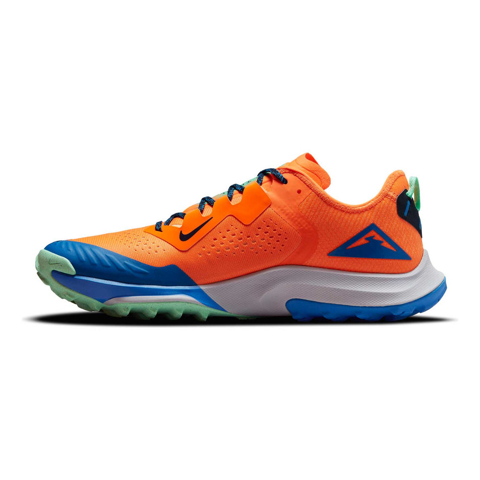 Medial view of men's nike air zoom terra kiger 7 running shoes (6875763933346)
