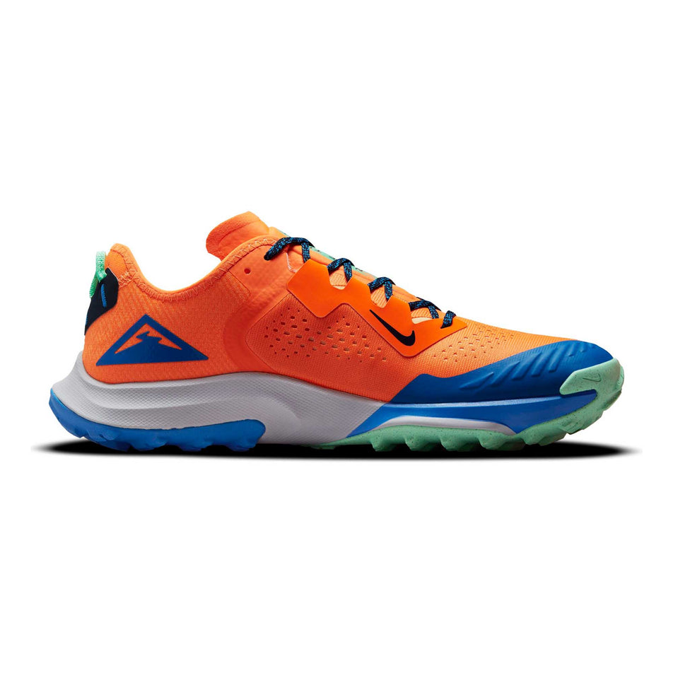 Medial view of men's nike air zoom terra kiger 7 running shoes (6875763933346)