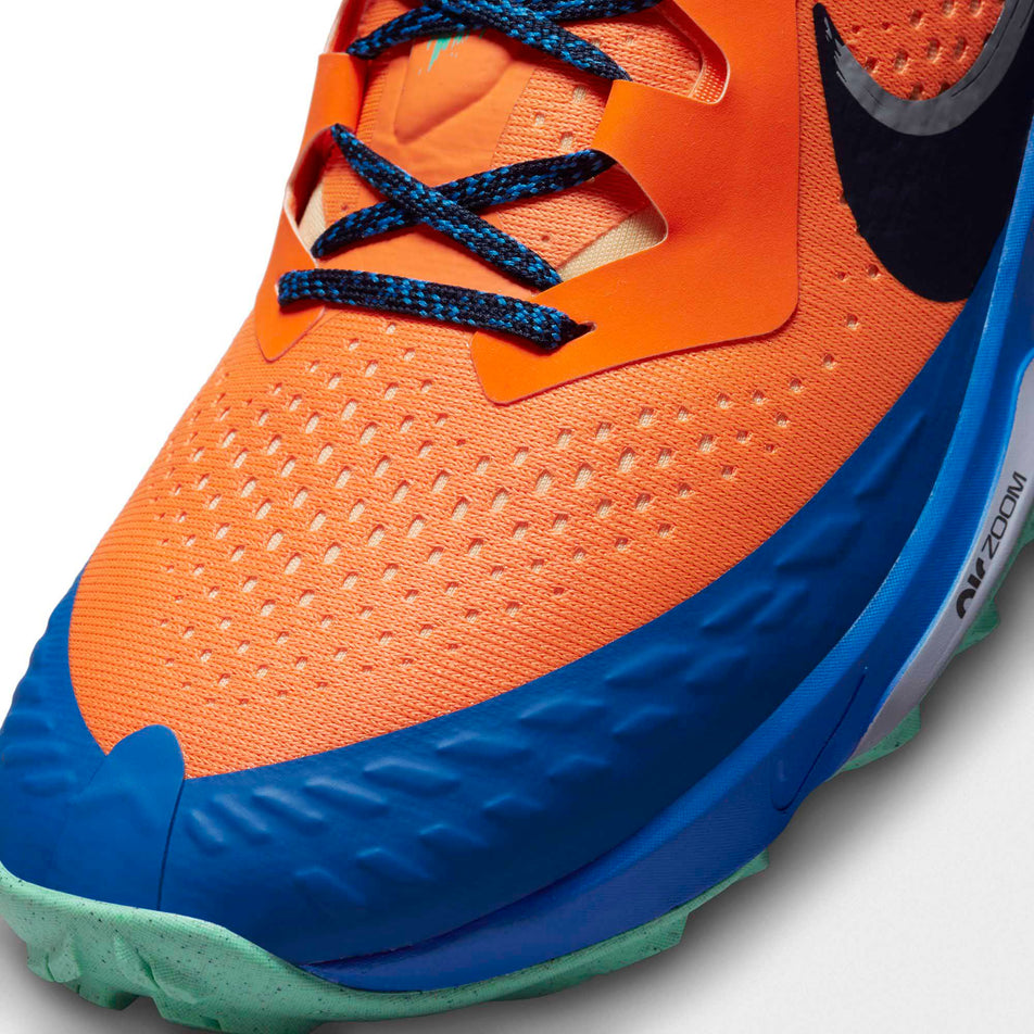 Toe box view of men's nike air zoom terra kiger 7 running shoes (6875763933346)