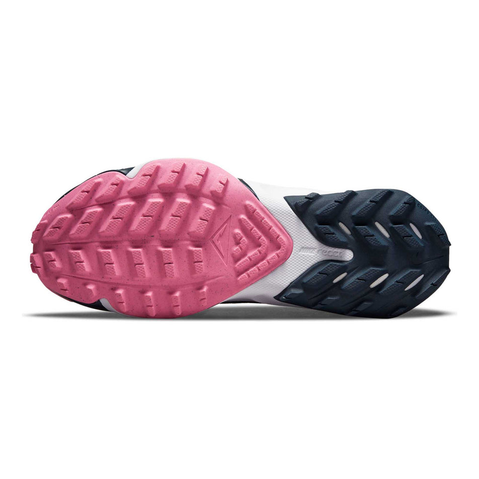 Outsole view of women's nike air zoom terra kiger 7 running shoes (6877928816802)