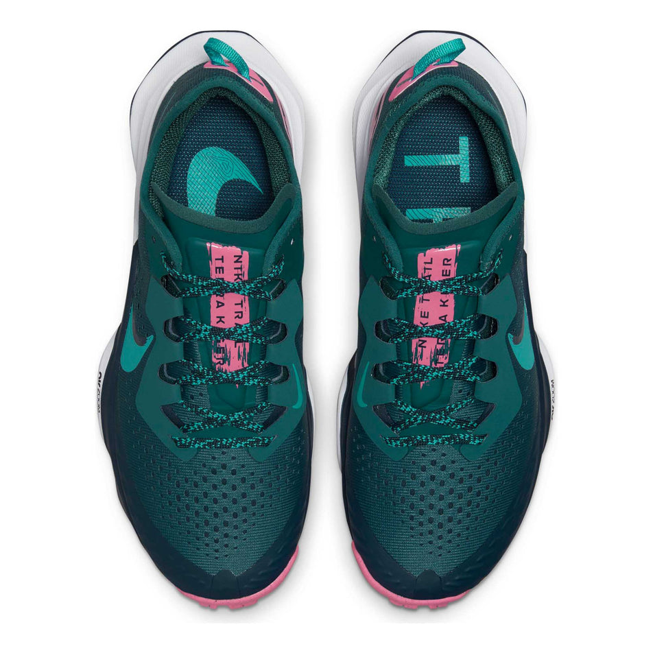 Upper pair view of women's nike air zoom terra kiger 7 running shoes (6877928816802)