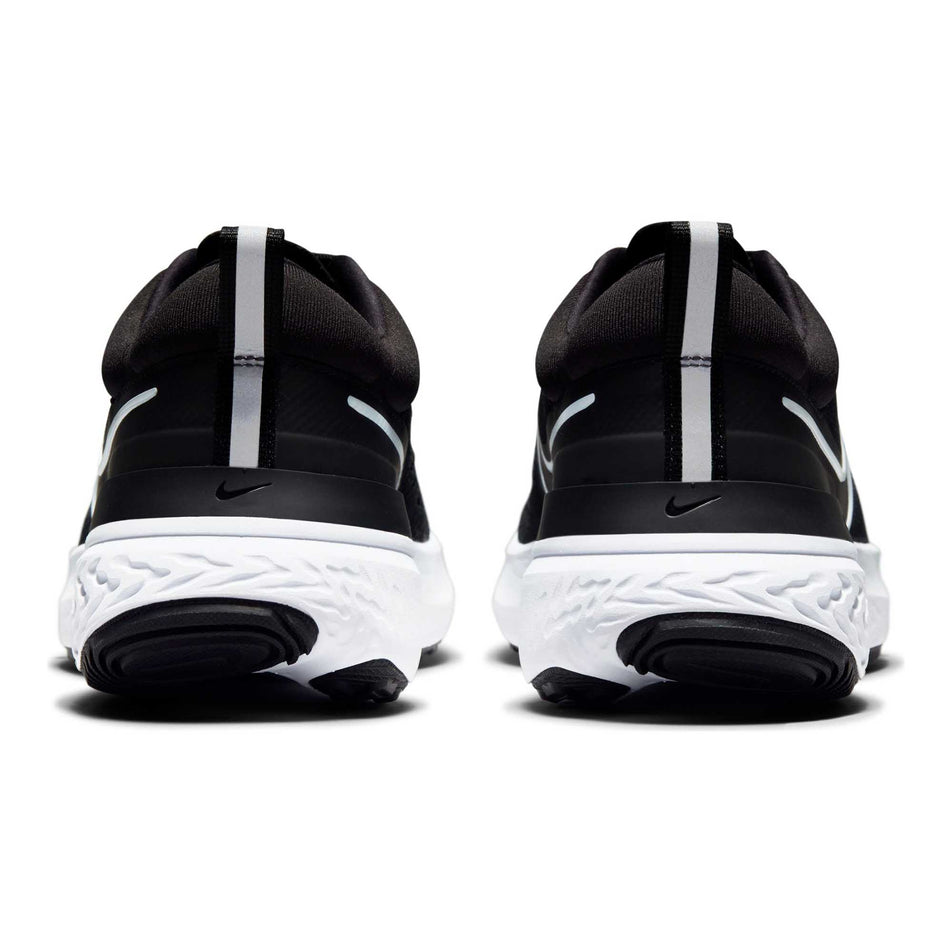 Posterior pair view of women's nike react miler 2 running shoes (6877871407266)