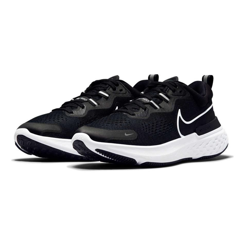 Anterior pair view of women's nike react miler 2 running shoes (6877871407266)