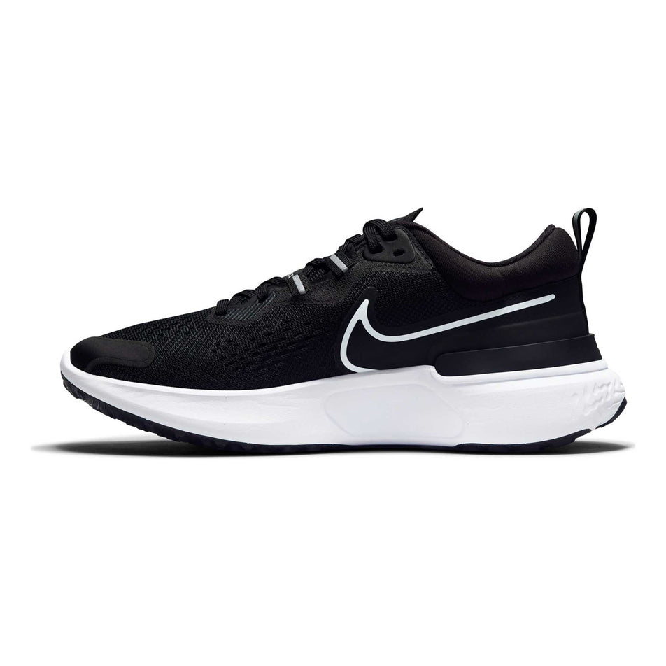 Medial view of women's nike react miler 2 running shoes (6877871407266)