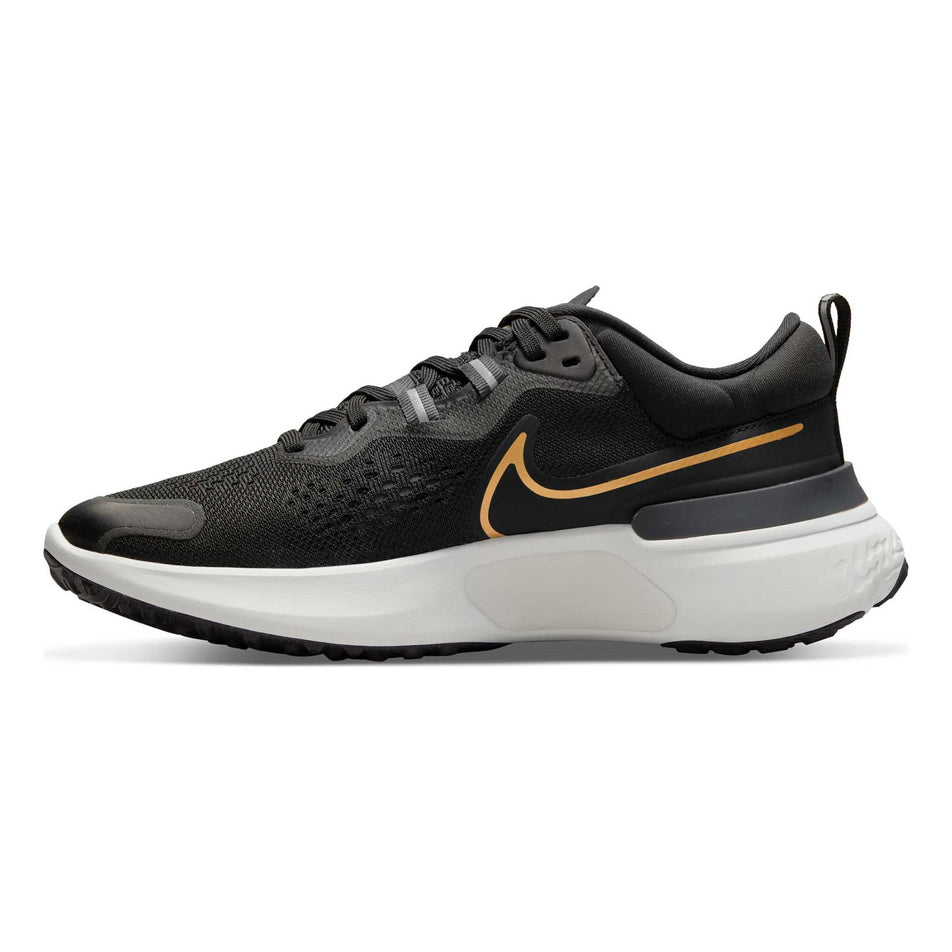 Medial view of women's nike react miler 2 running shoes (6888916943010)