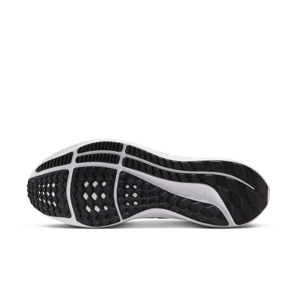 Outsole view of men's nike air zoom pegasus 39 running shoes in blue (7511412342946)