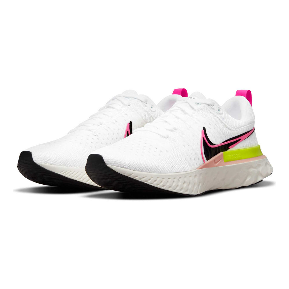 Anterior pair view of men's nike react infinity run flyknit 2 running shoes (6875815968930)
