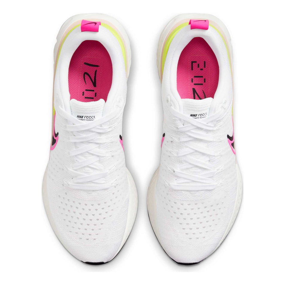 Upper pair view of men's nike react infinity run flyknit 2 running shoes (6875815968930)