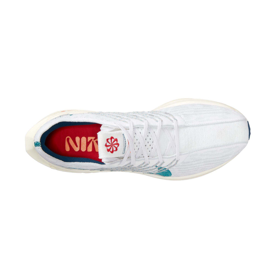 Right shoe upper view of Nike Men's Pegasus Turbo Next Nature Running Shoes in white (7669719990434)
