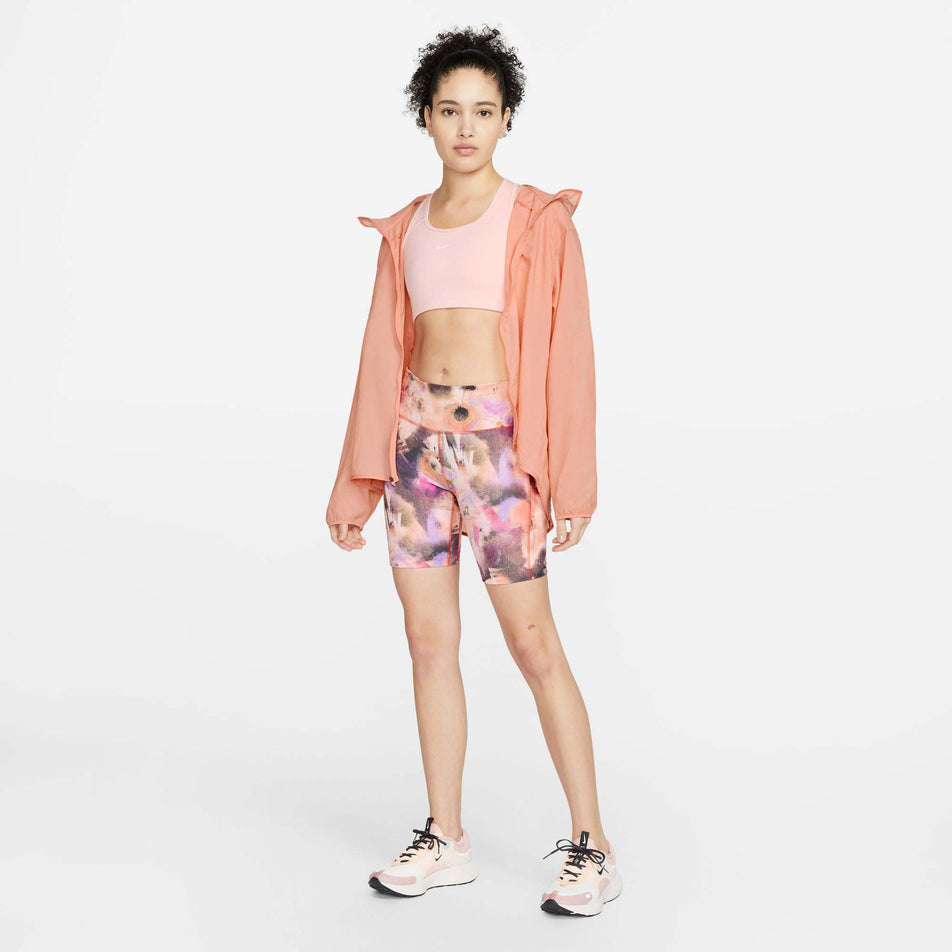 Unzipped view of women's nike run dvn pkbl jacket (7385220317346)