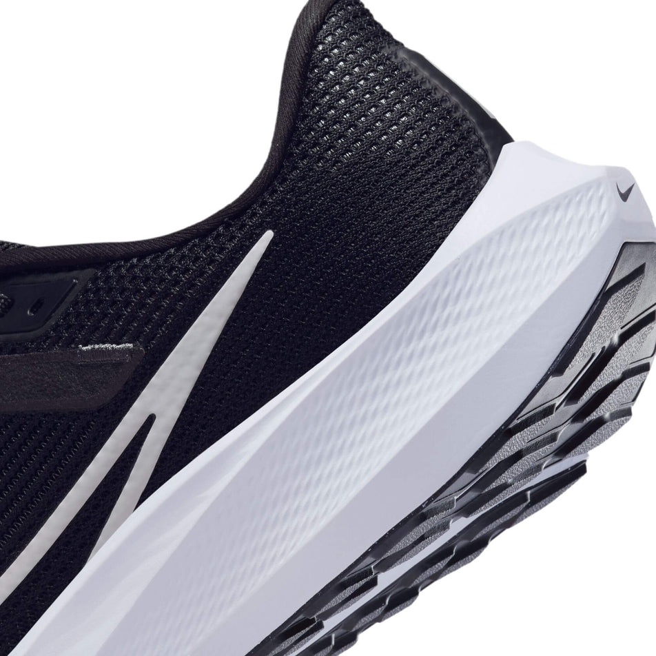 Lateral side of the heel unit on the left shoe from a pair of men's Nike Air Zoom Pegasus 40 Running Shoes (7837229809826)
