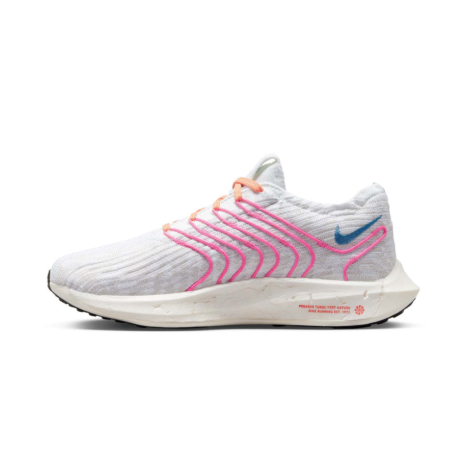 Medial side of the right shoe from a pair of women's Nike Pegasus Turbo Next Nature TP Running Shoes (7671326212258)