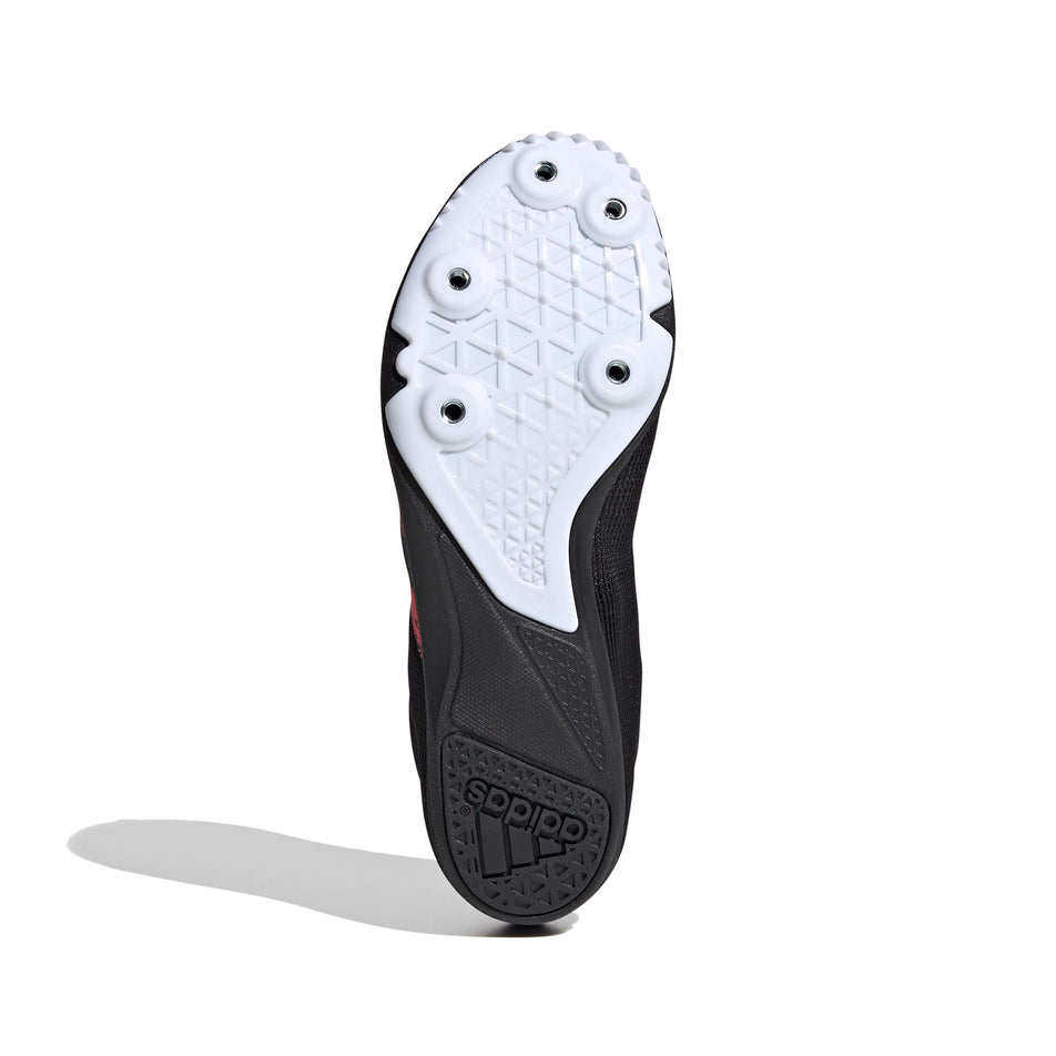 Outsole view of junior-unisex adidas allroundstar running spikes (7477527019682)