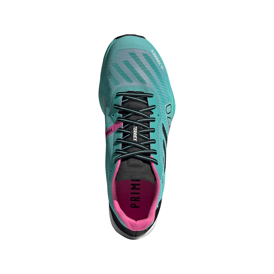 Upper view of women's adidas terrex speed pro running shoes (6872523145378)